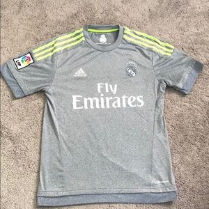 Real Madrid Away Grey Adidas Jersey
